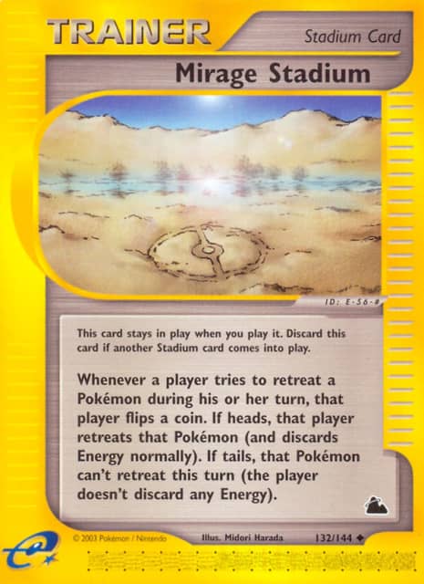 Mirage Stadium (Reverse Holofoil) (132) — Skyridge