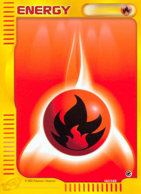 Fire Energy (161) — Expedition Base Set