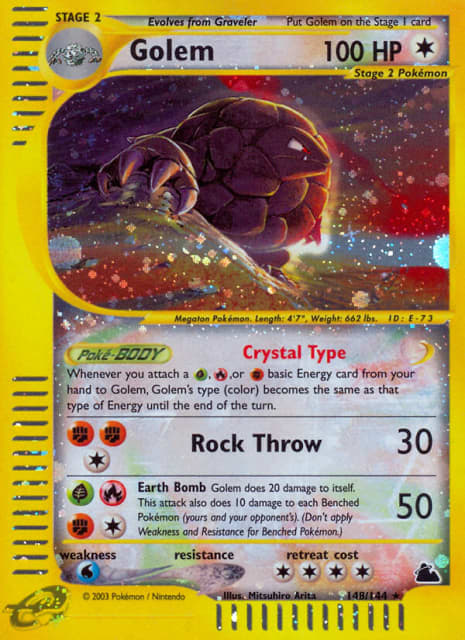 Golem (Reverse Holofoil) (148) — Skyridge