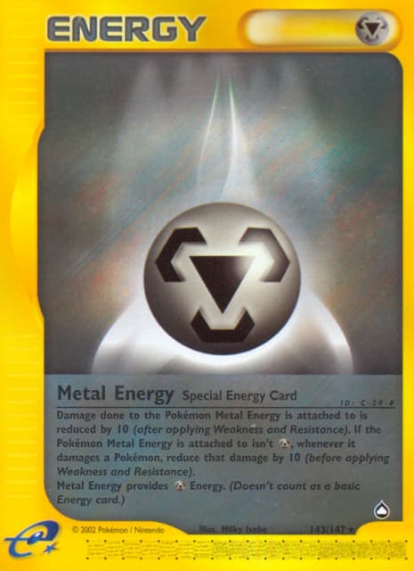 Metal Energy (Reverse Holofoil) (143) — Aquapolis