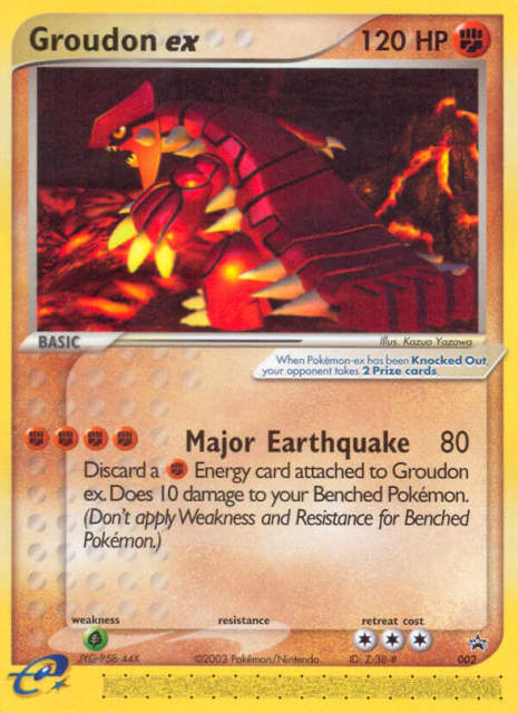 Groudon ex (Holofoil) (2) — Nintendo Black Star Promos