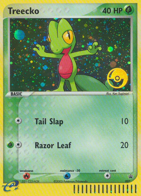 Treecko (Holofoil) (7) — Nintendo Black Star Promos
