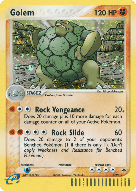 Golem (Holofoil) (5) — Dragon