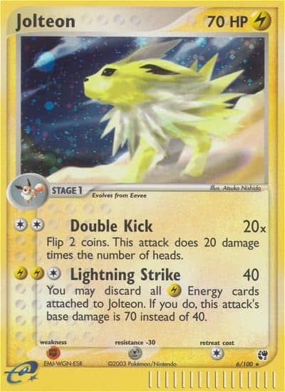 Jolteon (Reverse Holofoil) (6) — Sandstorm