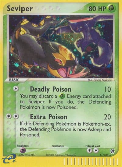 Seviper (Reverse Holofoil) (11) — Sandstorm