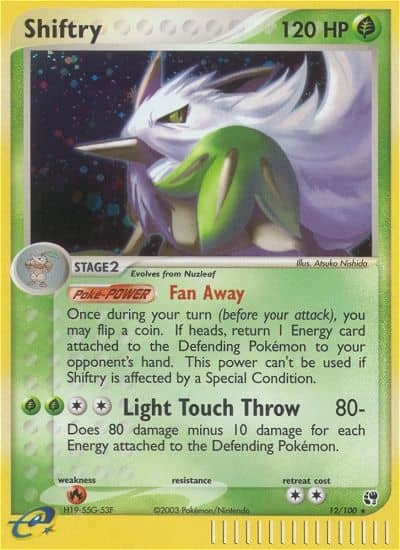 Shiftry (Holofoil) (12) — Sandstorm