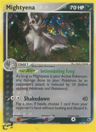 Mightyena (Reverse Holofoil) (10) — Ruby & Sapphire