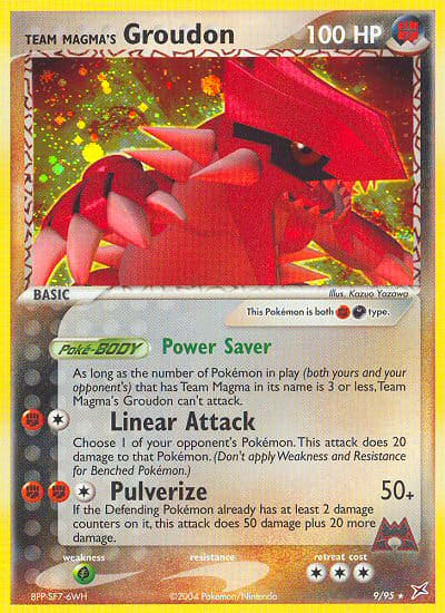 Team Magma's Groudon (Tsuguyoshi Yamato) (9) — Team Magma vs Team Aqua