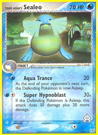 Team Aqua's Sealeo (16) — Team Magma vs Team Aqua