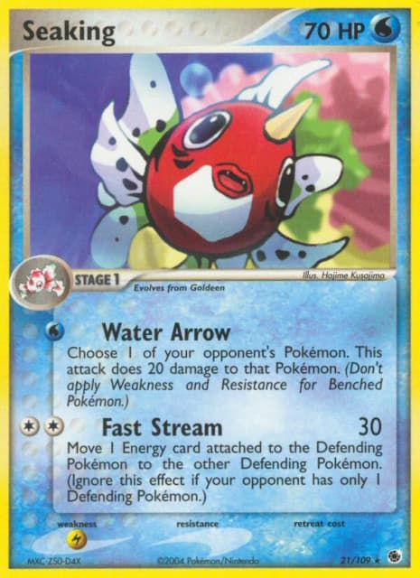 Seaking (Reverse Holofoil) (21) — Ruby & Sapphire
