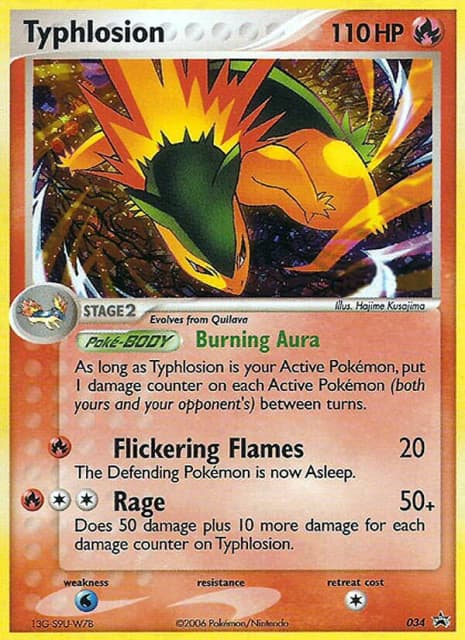 Typhlosion (Holofoil) (34) — Nintendo Black Star Promos