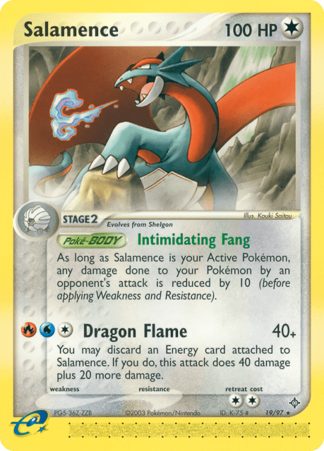 Salamence (Cosmos Holofoil) (19) — Dragon