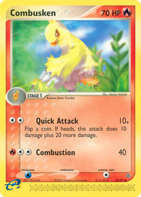 Combusken (Non E Reader) (25) — Dragon