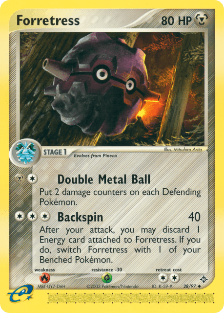 Forretress (28) — Dragon