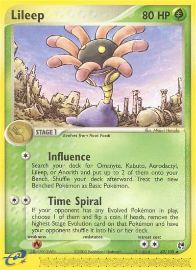 Lileep (Reverse Holofoil) (42) — Sandstorm