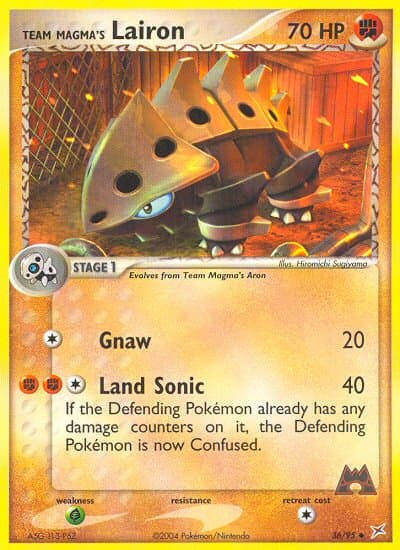 Team Magma's Lairon (36) — Team Magma vs Team Aqua
