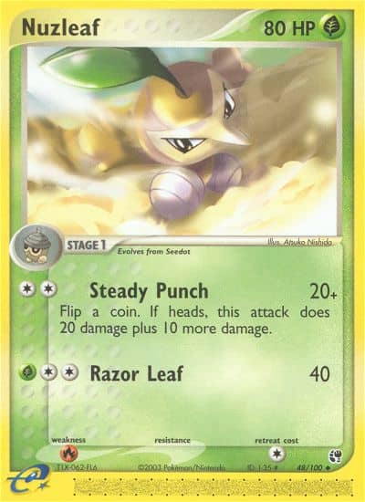 Nuzleaf (Reverse Holofoil) (48) — Sandstorm