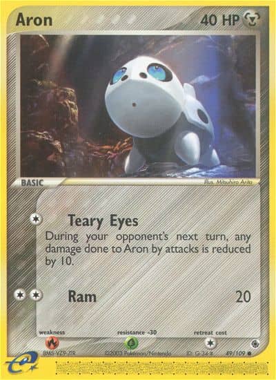 Aron (Reverse Holofoil) (49) — Ruby & Sapphire