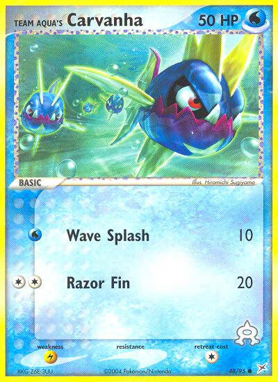 Team Aqua's Carvanha (48) — Team Magma vs Team Aqua