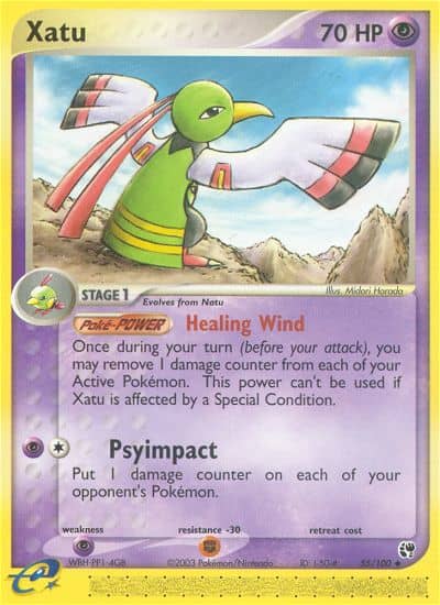 Xatu (Reverse Holofoil) (55) — Sandstorm