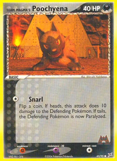 Team Magma's Poochyena (65) — Team Magma vs Team Aqua