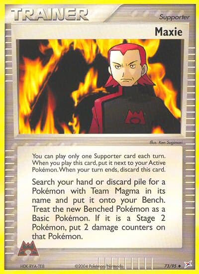 Maxie (Reverse Holofoil) (73) — Team Magma vs Team Aqua