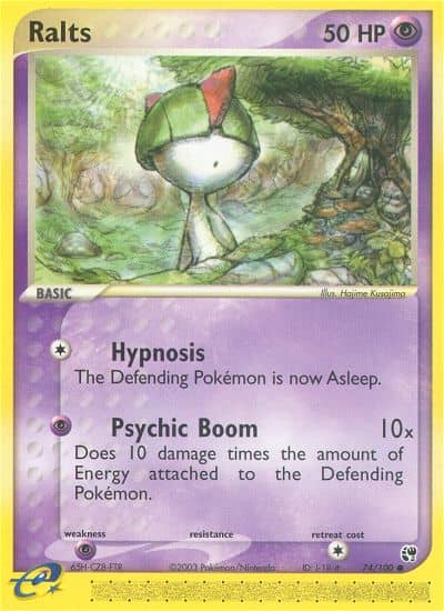 Ralts (Reverse Holofoil) (74) — Sandstorm