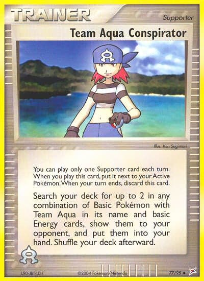 Team Aqua Conspirator (77) — Team Magma vs Team Aqua