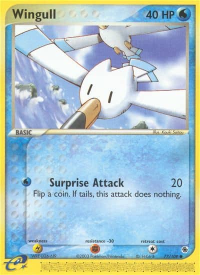 Wingull (Reverse Holofoil) (77) — Ruby & Sapphire