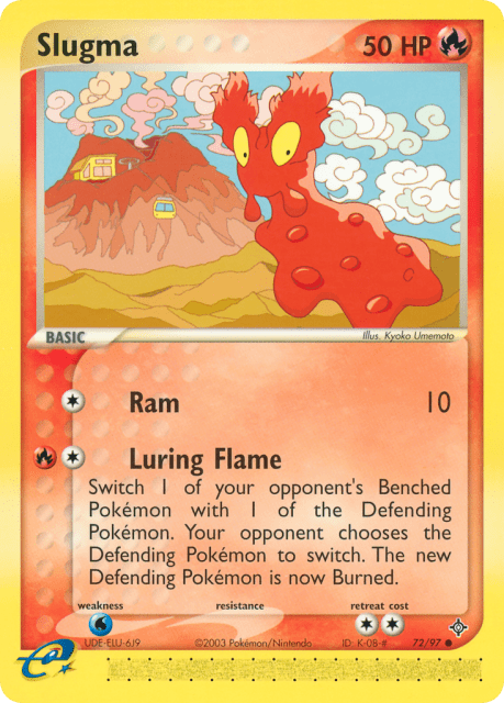 Slugma (Reverse Holofoil) (72) — Dragon