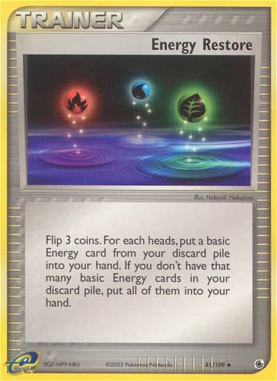 Energy Restore (Reverse Holofoil) (81) — Ruby & Sapphire