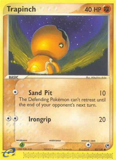 Trapinch (Reverse Holofoil) (82) — Sandstorm