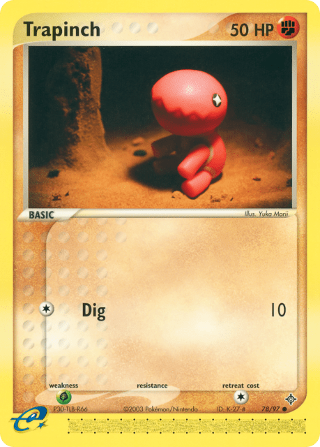 Trapinch (Reverse Holofoil) (78) — Dragon