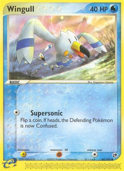 Wingull (Reverse Holofoil) (84) — Sandstorm