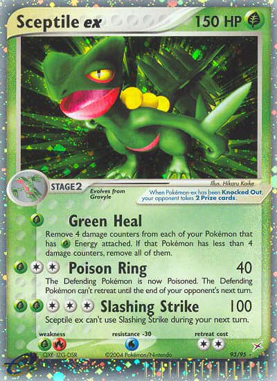 Sceptile ex (Holofoil) (93) — Team Magma vs Team Aqua