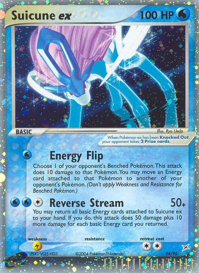 Suicune ex (Holofoil) (94) — Team Magma vs Team Aqua