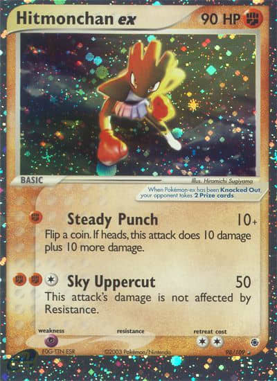Hitmonchan ex (Holofoil) (98) — Ruby & Sapphire