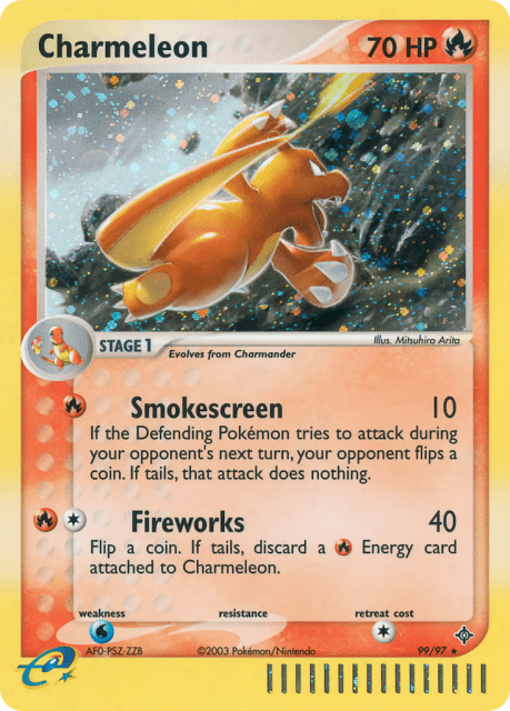 Charmeleon (Holofoil) (99) — Dragon
