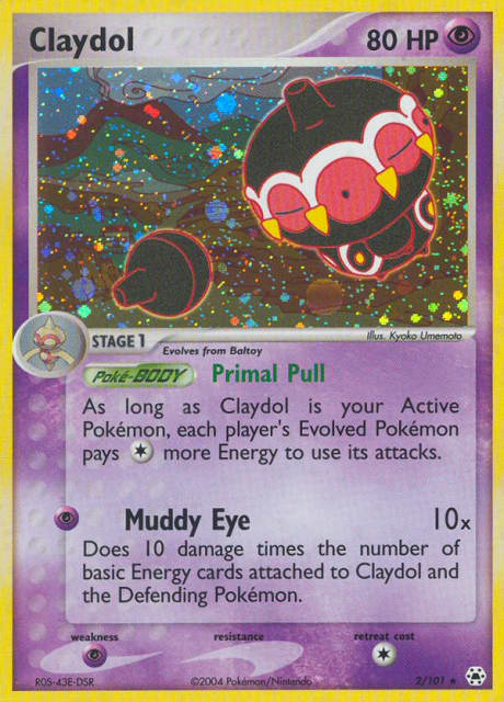 Claydol (Holofoil) (2) — Hidden Legends