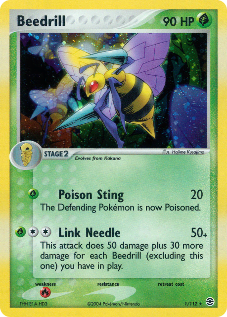 Beedrill (Holofoil) (1) — FireRed & LeafGreen