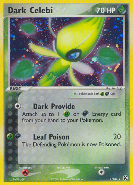 Dark Celebi (Holofoil) (4) — Hidden Legends