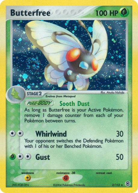 Butterfree (Reverse Holofoil) (2) — FireRed & LeafGreen