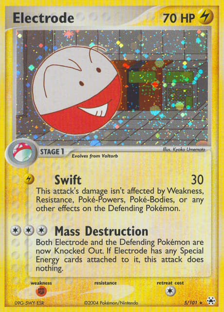 Electrode (Reverse Holofoil) (5) — Hidden Legends