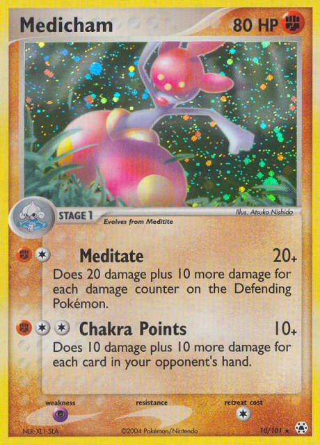 Medicham (Reverse Holofoil) (10) — Hidden Legends