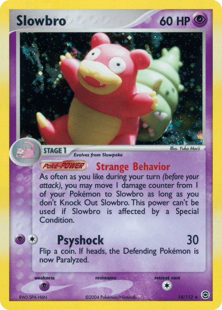 Slowbro (Holofoil) (14) — FireRed & LeafGreen