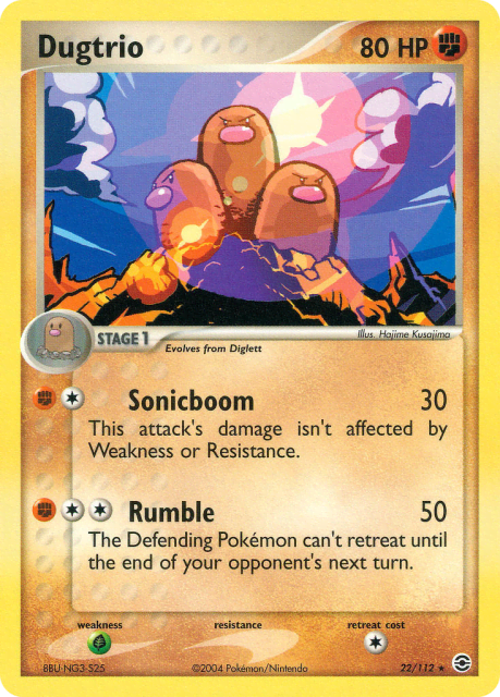 Dugtrio (22) — FireRed & LeafGreen