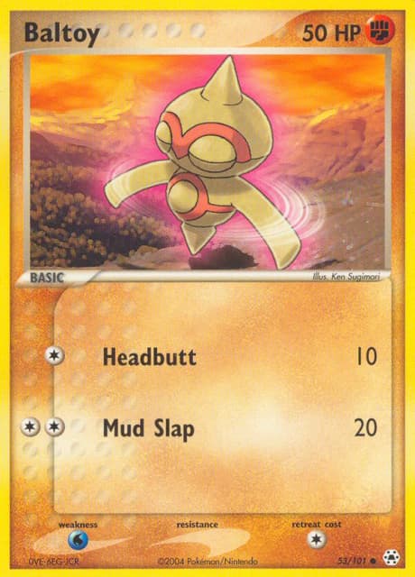 Baltoy (Reverse Holofoil) (53) — Hidden Legends