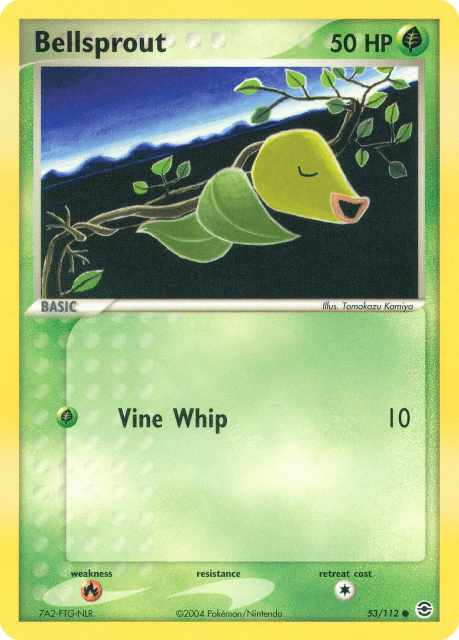 Bellsprout (Reverse Holofoil) (53) — FireRed & LeafGreen
