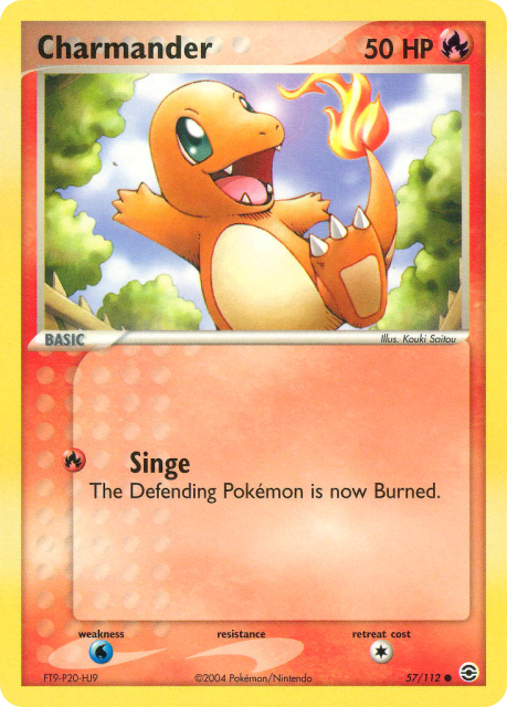 Charmander (57) — FireRed & LeafGreen
