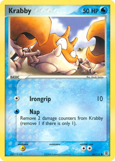 Krabby (66) — FireRed & LeafGreen